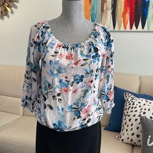 Sanctuary Off The Shoulder Top Pale Pink Size L